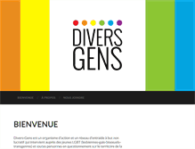 Tablet Screenshot of diversgens.org